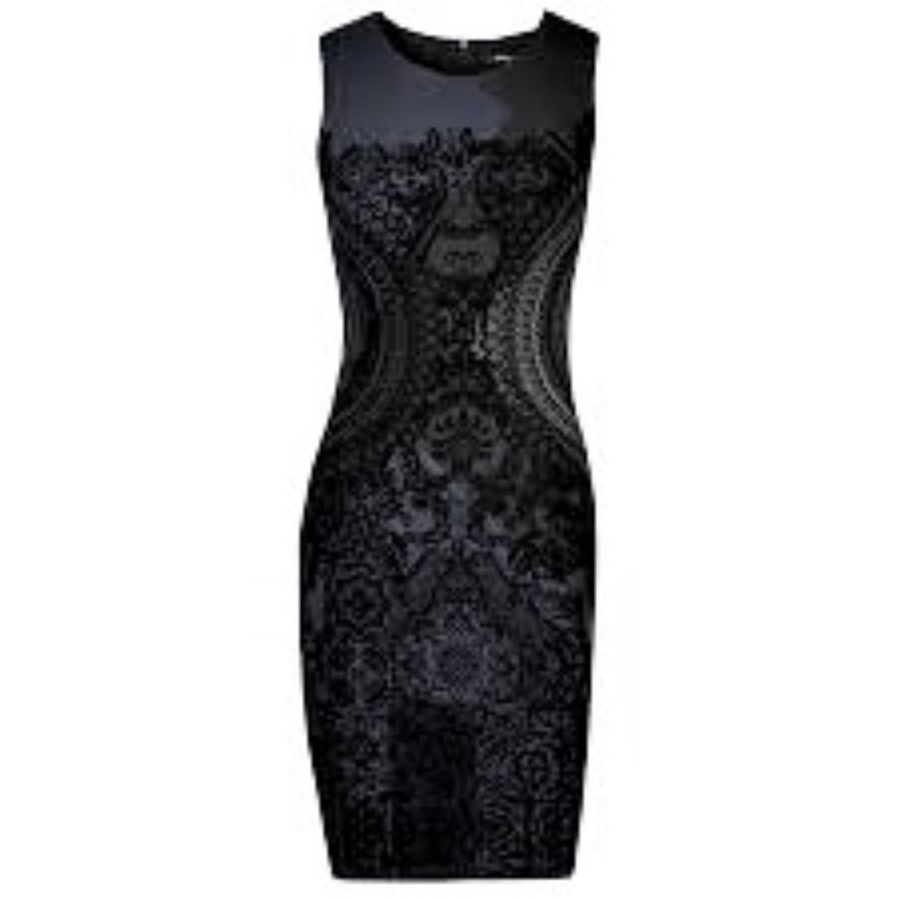 Desigual Navy/Black Shift Dress - XS - Picture 1 of 4